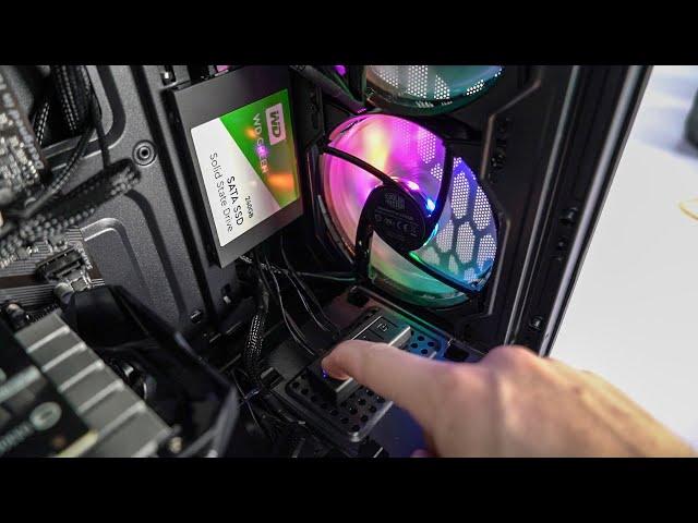 ARGB Fans with no ARGB headers + Temperature Sensor RGB Test