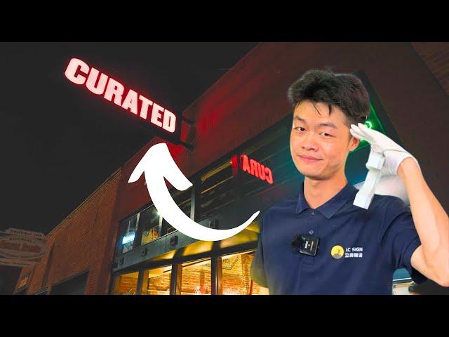 Review of A Storefront sign by LC Sign | Hey Homie It's Tony!