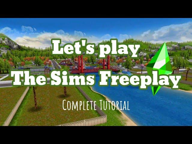 START NEW GAME | Complete Tutorial | The Sims Freeplay