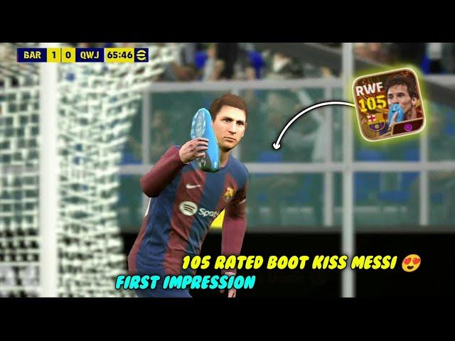 105 Rated Boot Kiss Messi is Not Normal  | eFootball 24