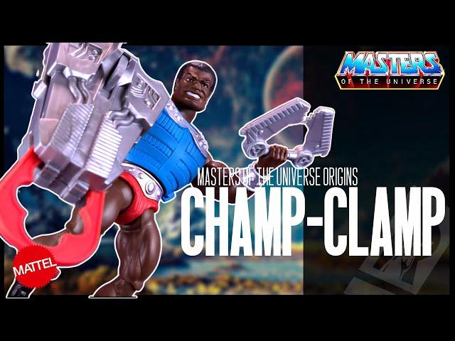 Mattel Masters of the Universe Origins Clamp Champ Figure Review