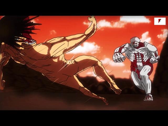 Attack on Titan Season 2 - Eren vs Armored Titan Battle