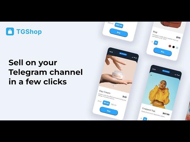 TGShop – How To Sell On Telegram In A Few Clicks