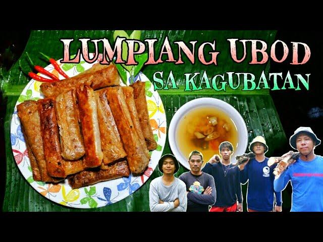 PANGUNGUHA NG UBOD NG PUNONG KAHOY SA KAGUBATAN | LUMPIANG UBOD 