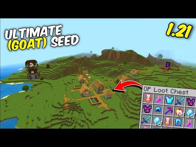 [God Seed] For Minecraft 1.21 Bedrock & Pe | Seed Minecraft 1.21 | Minecraft Seeds