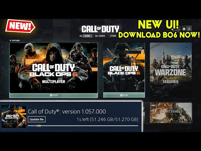 NEW WARZONE MW3 UPDATE 1.58  BLACK OPS 6 UI, BO6 DOWNLOAD EARLY and BO6 GAMEPLAY (MW3 1.58 Patch)