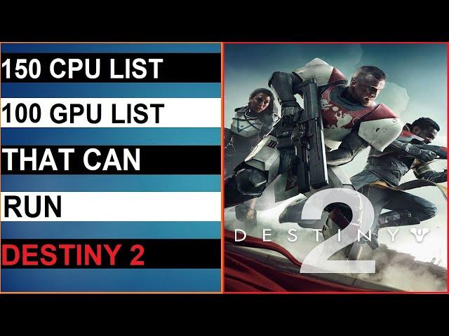 Can Your PC Run Destiny 2 - Minimum System Requirement Explain