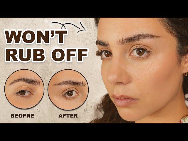 Go from ARCHED brows to STRAIGHT brows! (Lasts all day!) | Michelle Bali