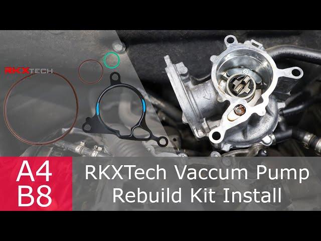 How to rebuild a vacuum pump with the RKXTech kit on an Audi A4 B8 2.0