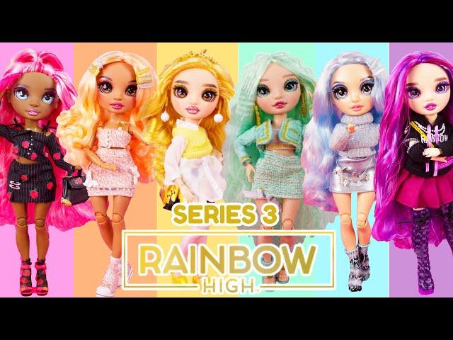 RAINBOW HIGH Series 3 Dolls FULL COLLECTION UNBOXING!