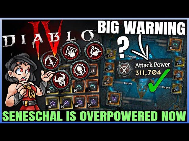 Diablo 4 - Do THIS Now - Get 5x Damage On ALL Builds - Seneschal is Actually OP - Best Stone Guide!