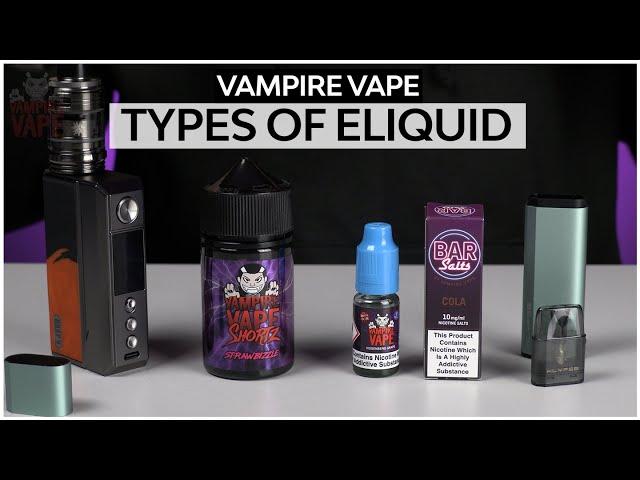 Understanding The Different Types of E-Liquid