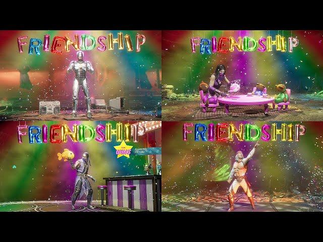 Mortal Kombat 11 - ALL FRIENDSHIPS (MK11 Ultimate) All Characters Friendships @ 1440p 
