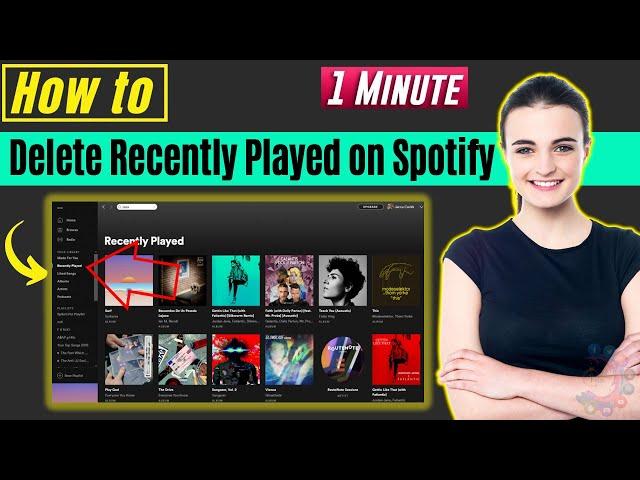 How to delete recently played on spotify