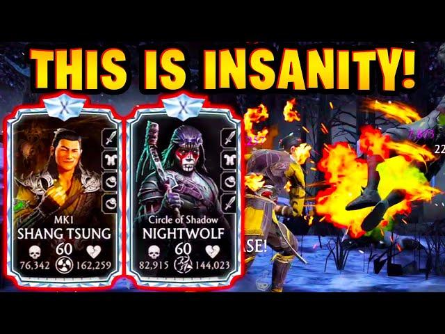 MK Mobile. Fully MAXED MK1 Shang Tsung vs. Fatal Tower. This Is INCREDIBLE!