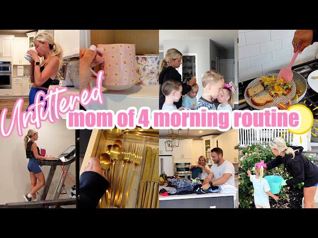 *NEW* UNFILTERED MORNING ROUTINE AS A MOM OF 4 // TIFFANI BEASTON HOMEMAKING 2024