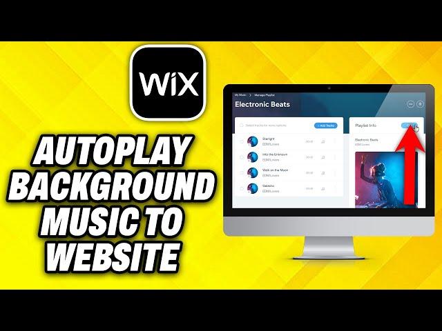 How To AutoPlay Background Music To Wix Website (2025)