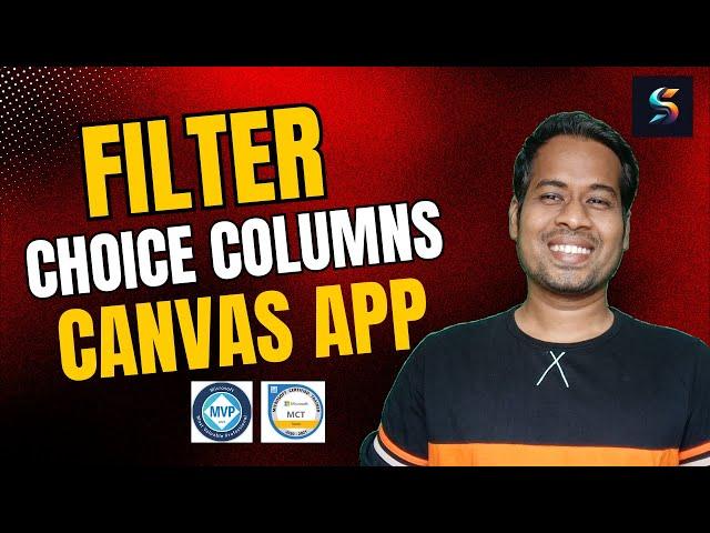 Filter  Records from Dataverse with Choice Column Canvas APP