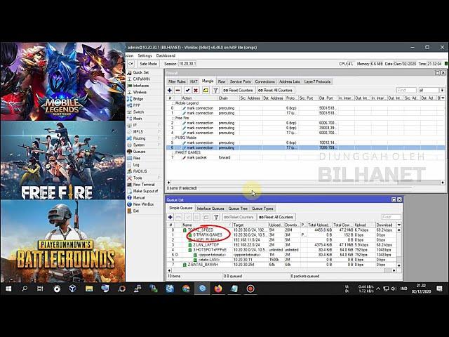 Setting MikroTik Pisah Trafik Game Online Anti Lag | Stabil di PPPoE, IP Binding, Hotspot