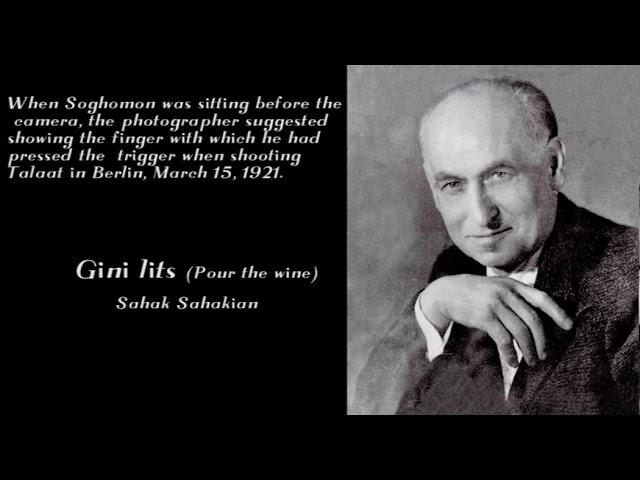 Sahak Sahakyan - Gini lits (Pour the wine). Armenian folk song