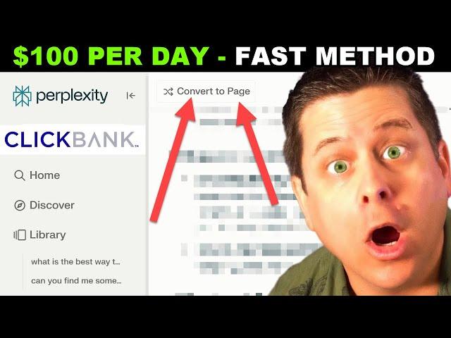 $100 Per Day Using Perplexity Ai And Clickbank - Fast Method!