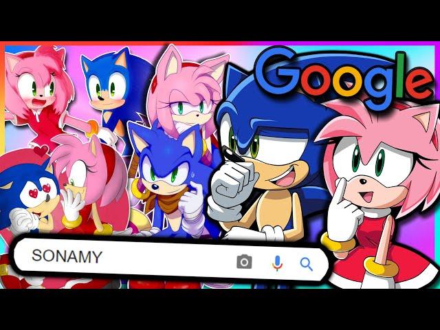 Sonic & Amy Google Themselves | Reacting to SONAMY!!! (FT Tails)