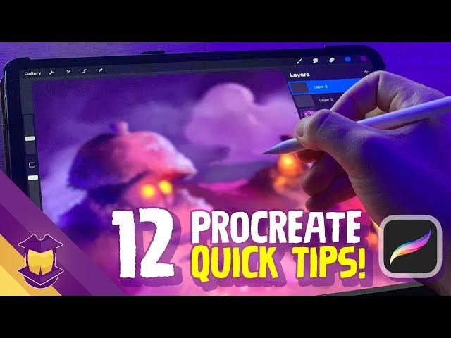 12 Procreate Tips that Make Art Easier on the iPad Pro!