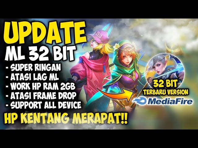 FPS STABIL & SMOOTH!! ML 32 BIT TERBARU 2025 | CARA ATASI LAG PATAH PATAH MOBILE LEGENDS TERBARU