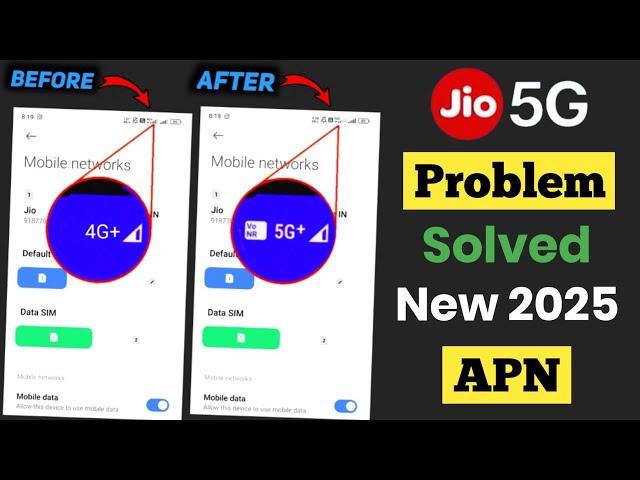 How to Solve Jio 5G Problem with Live Proof | Jio New Apn 2025 | Pz Tech