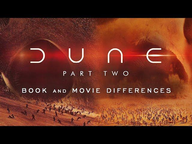 DUNE PART 2 - Biggest Differences Between The Movie And Book