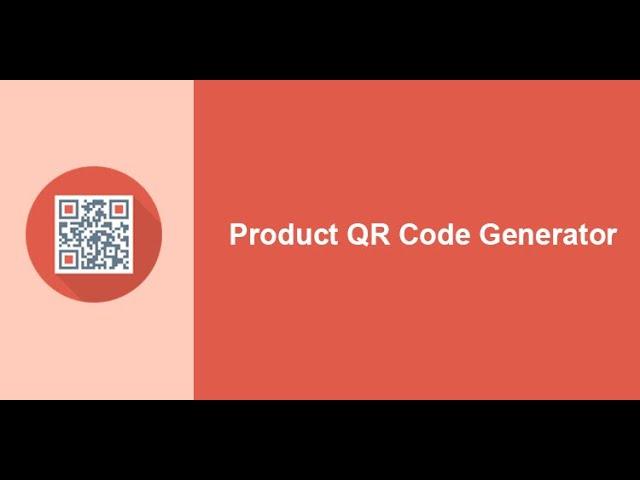 Product QR Code Generator