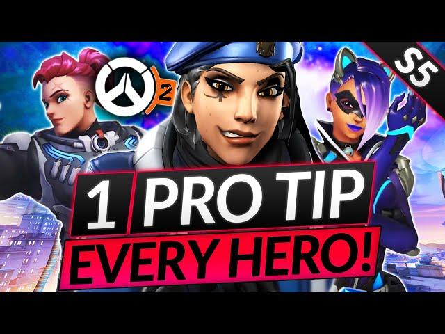 1 PRO TIP to INSTANTLY IMPROVE on EVERY HERO - Season 5 Overwatch 2 Guide