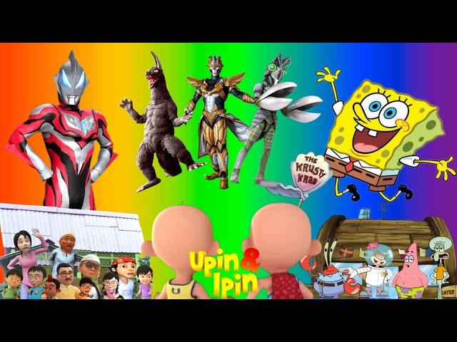 FULL MOVIE kompilasi Upin Ipin,Ultraman Geed,spongebob versus Alien baltan,Astron dan tartarus