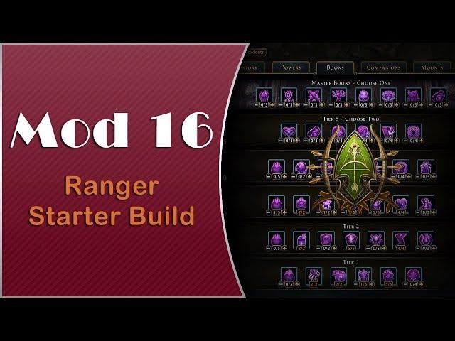 Neverwinter - Mod 16 Ranger Starter Build