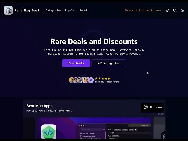 Rare Big Deal - Find Rare Deals and Discounts for Software, Digital Products, SaaS, and More!