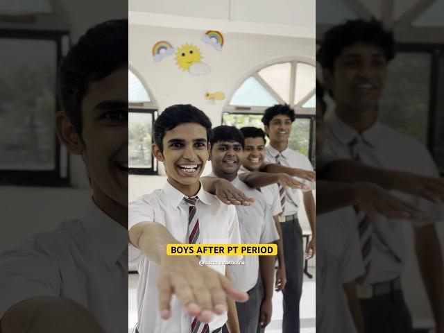 Boys After PT Period #school #schooldays #nostalgia #memories  #shorts #explore