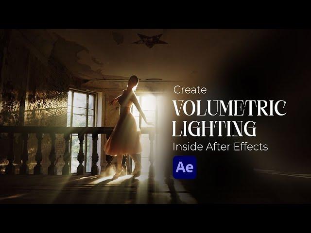 Create Volumetric Light in After Effects in 2 Minutes | No Plugins Required | Tutorial