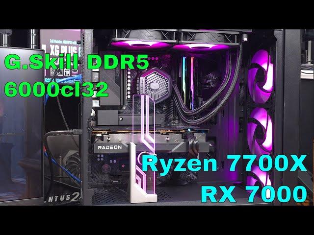 Ryzen 7700X + DDR5 6000 Ft. G.Skill