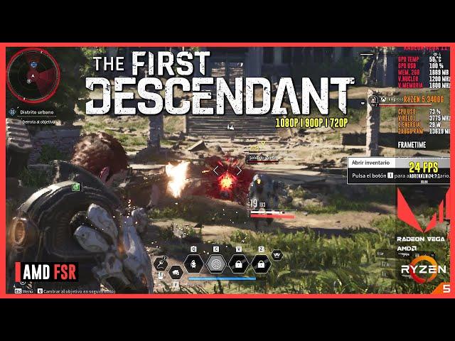 The First Descendant | Ryzen 5 3400G | Graficos Vega 11 | 16GB Dual 3200 MHz