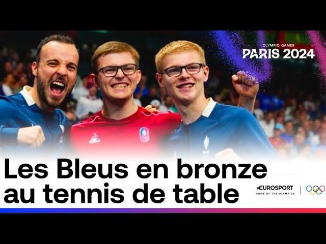 JO PARIS 2024 - Grand spectacle, immense final : Les Bleus décrochent le bronze en tennis de table !