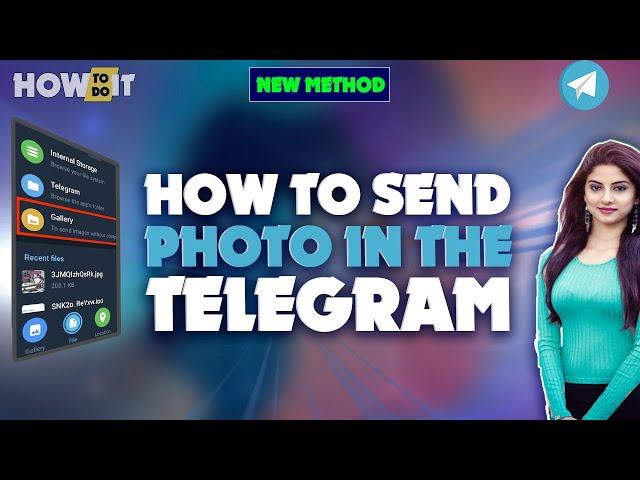 How to send photo in telegram 2023 | Skill Wave