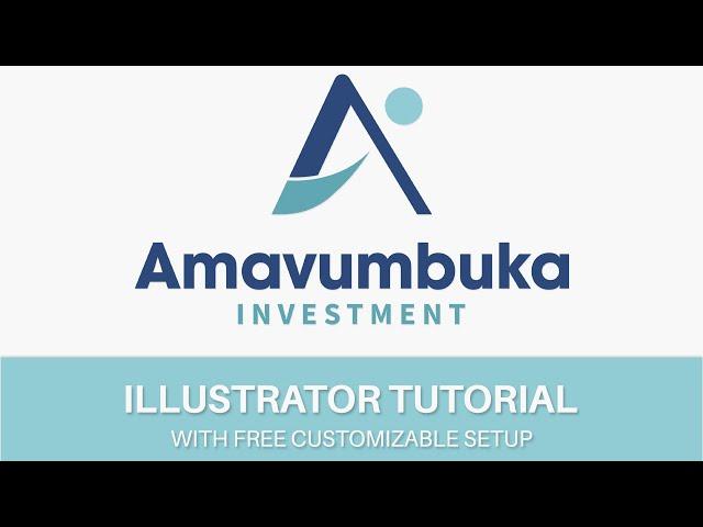 Adobe Illustrator Tutorial | Giveaway Logo Design Customizable