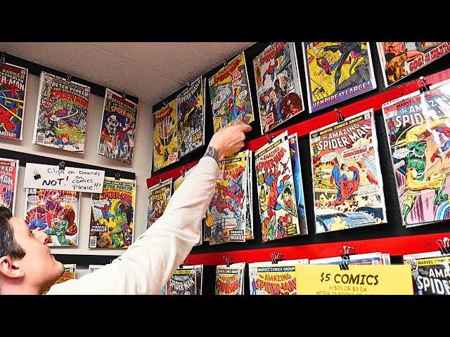 Buying Iconic Wall Books for our Personal Collection at Urban Legend Comic Shop!