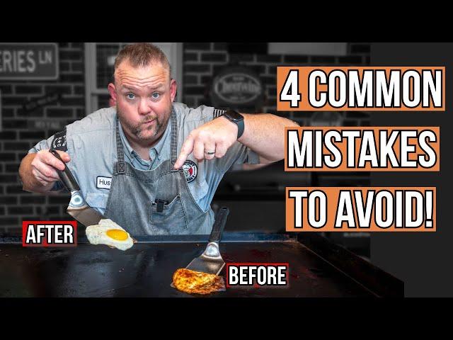 4 Common Mistakes to Avoid Cooking on Your Blackstone Griddle