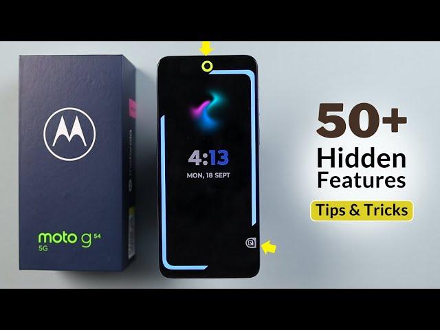 Moto G54 5G Tips And Tricks || Moto G54 5G Top 50+ Hidden Features