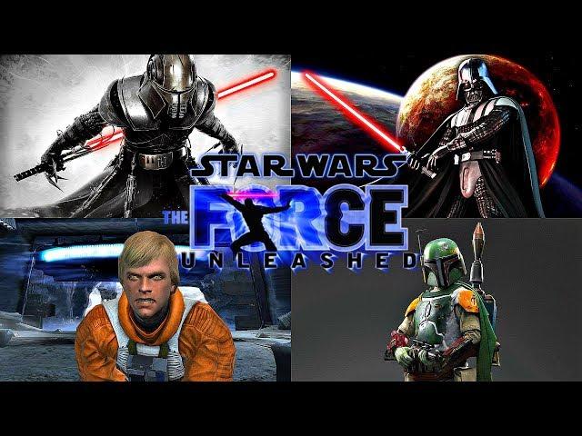 Star Wars The Force Unleashed Series - ALL BOSSES + DLC