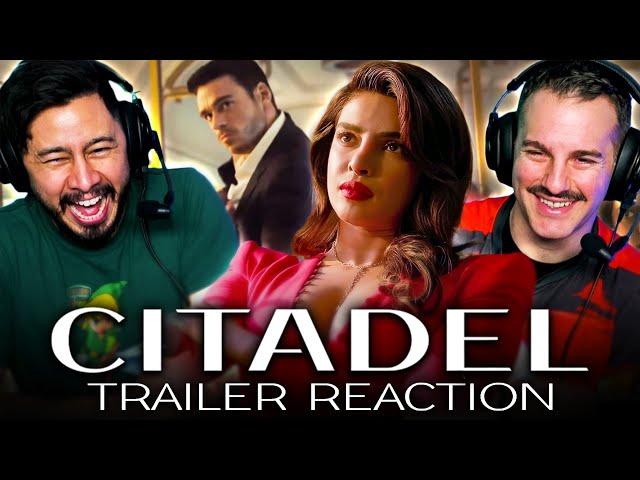 CITADEL Official Trailer Reaction! | Priyanka Chopra Jonas | Richard Madden