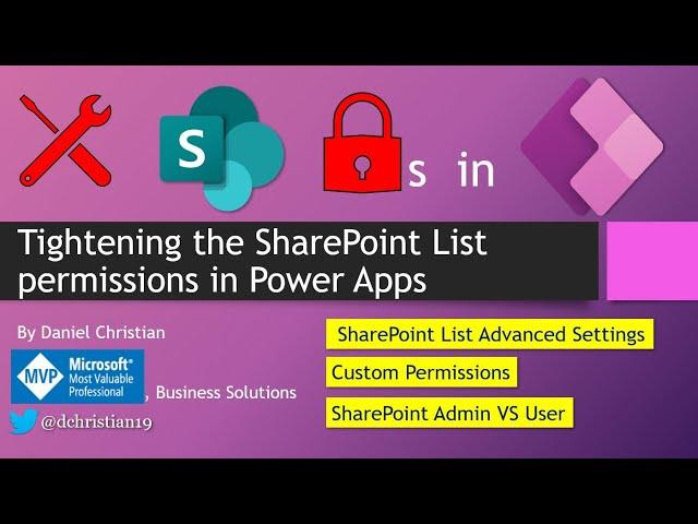 Tightening the SharePoint List permissions for Power Apps