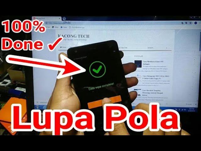 Cara Hard Reset xiaomi Redmi 2s Lupa Pola