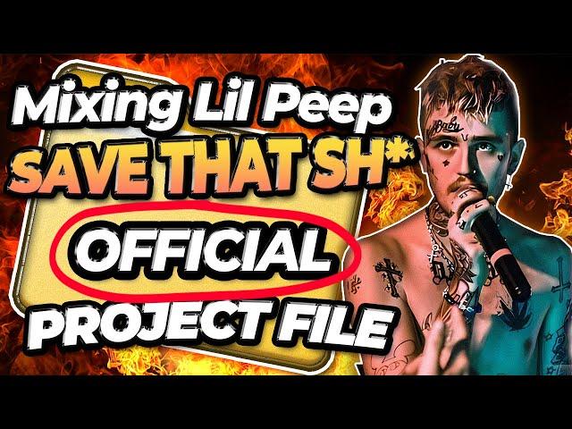 How Lil Peep ACTUALLY Mixed His Vocals on Save That Shit (OFFICIAL STUDIO SESSION)